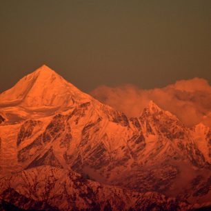 Sun In Himalaya View